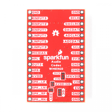 Breakout codec audio SparkFun - WM8960 (Qwiic) [2]