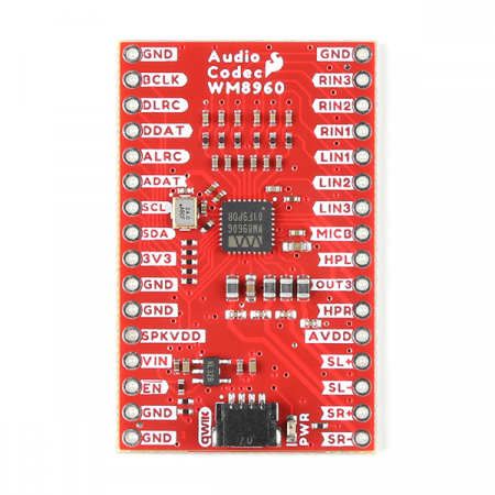 Breakout codec audio SparkFun - WM8960 (Qwiic) [1]