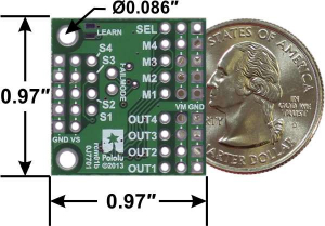 Pololu 4-Channel RC Servo Multiplexer (Partial Kit) [2]