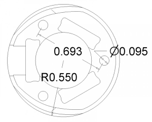 Ball Caster 25.4 mm plastic [2]