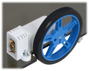 Mini Plastic Gearmotor Bracket Pair - Tall [1]