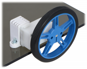 Mini Plastic Gearmotor Bracket Pair - Tall [2]