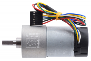 Pololu motor electric 131:1 37Dx73L 12V, codificator, pinion elicoidal [1]