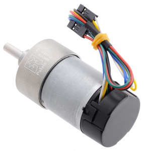Pololu motor electric metalic, 10:1, 37Dx65L, 12V, pinion elicoidal [2]