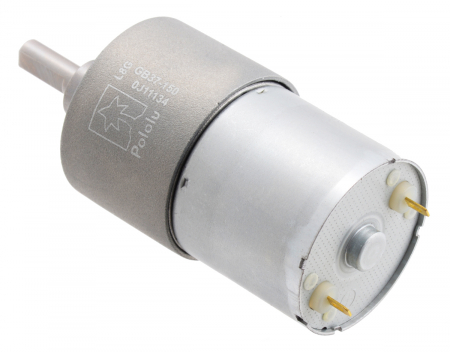 Pololu motor electric metalic 12V, 1501, 37Dx57L, pinion elicoidal [2]