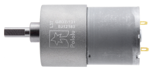Pololu motor electric metalic, 131:1, 37Dx57L, 12V, pinion elicoidal [1]