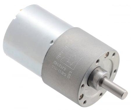 Motor 37D - Pololu motor electric metalic 24V, 1001, 37Dx57L, pinion elicoidal