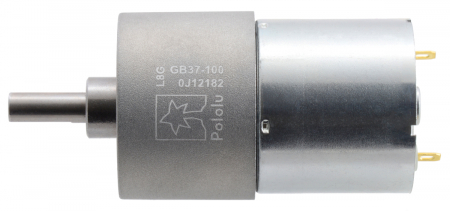 Pololu motor electric metalic 24V, 1001, 37Dx57L, pinion elicoidal [1]