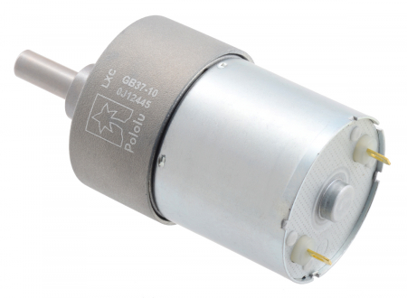 Pololu motor electric metalic 24V, 10:1, 37Dx50L, pinion elicoidal [2]