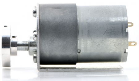 Pololu motor electric metalic 24V, 131:1, 37Dx57L, pinion elicoidal [4]