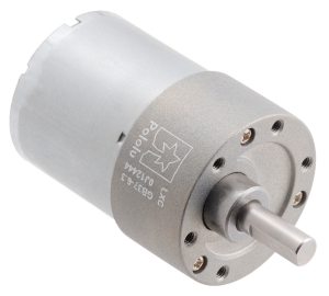 Motor 37D - Pololu motor electric metalic, 6.3:1, 37Dx50L, 12V, pinion elicoidal