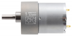 Pololu motor electric metalic, 6.3:1, 37Dx50L, 12V, pinion elicoidal [1]