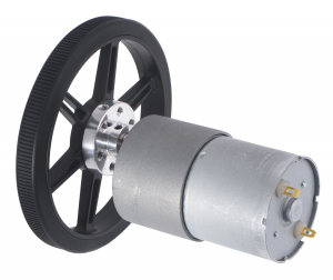 Roti Pololu  pentru axuri de 3mm si 4mm , 80 mm - Alb [12]