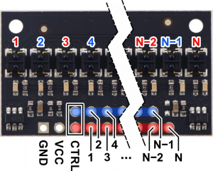 Pololu QTRX-HD-31RC bara 31 senzori digitali [2]