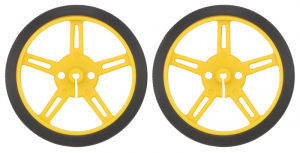 Roti si Senile - Roti Pololu Wheel 60×8mm Perechea - Galbene