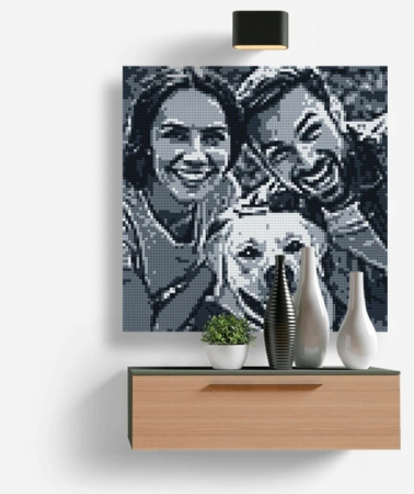 Constructor foto Mozabrick & Qbrix - Puzzle Personalizat Set L – 76x76 , 14528 piese