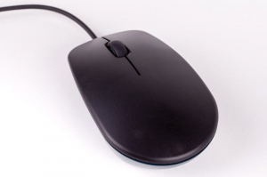Butoane, Tastaturi - Mouse oficial Raspberry Pi cu fir, negru-gri