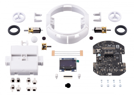 Kit Roboti - Robot Pololu 3pi+ 32U4 OLED - Editia Hyper (motoare 15:1 HPCB)