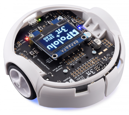 Robot Pololu 3pi+ 32U4 OLED - Editia Hyper (motoare 15:1 HPCB) [1]