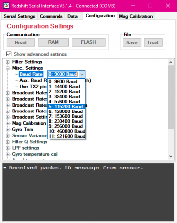 Senzor de orientare Redshift Labs UM7-LT [5]