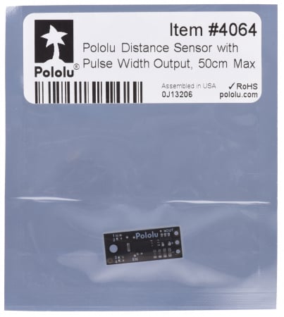 Senzor distanta Pololu cu PWM, max 50cm [7]