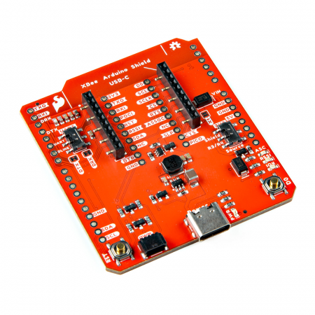 Xbee - SparkFun Digi XBee® Arduino Shield - USB-C (Qwiic)