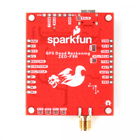 SparkFun GPS-RTK Dead Reckoning Breakout - ZED-F9R, SMA (Qwiic) 1 [1]