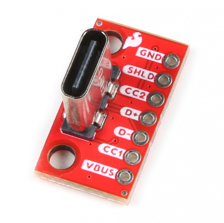 Accesorii - SparkFun USB-C Breakout - Vertical