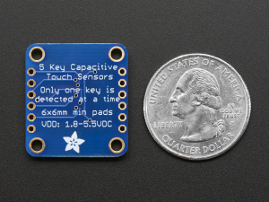 5-Pad Capacitive Touch Sensor Breakout - AT42QT1070 [4]