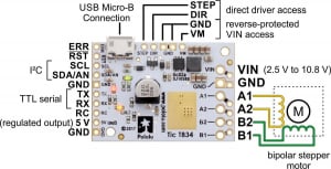 Tic T834 USB Multi-Interface Stepper Motor Controller [3]