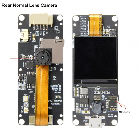 Modul de camera cu lentila fish-eye TTGO T-Camera Plus [3]