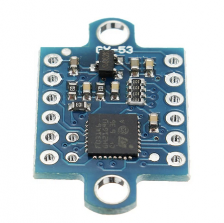 Modul nesudat GY-53 VL53L0X Laser ToF pentru masurarea timpului de zbor, cu senzor de distanta si port serial PWM [1]