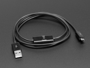 Cabluri - Cablu USB Micro B cu intrerupator pentru semnalul de date