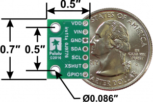 Senzor de distanta VL53L1X  ToF si regulator de tensiune, max 4m [2]