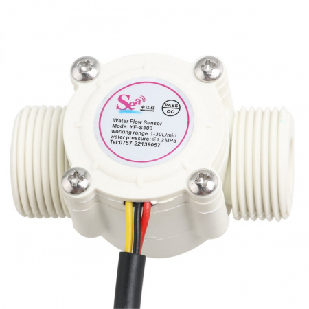 Lichide - Senzor debit apa YF-S403 G3 / 4 1-30L / min 5-24V