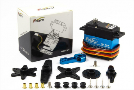 Arduino Original - Waterproof FEETECH FT5325M 7.4V 180 Degree High Speed Metal Gear Digital Servo Torque:25KG 1