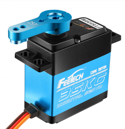Waterproof FEETECH FT5330M 7.4V 180 Degree High Speed Metal Gear Digital Servo Torque:35KG 1 [1]