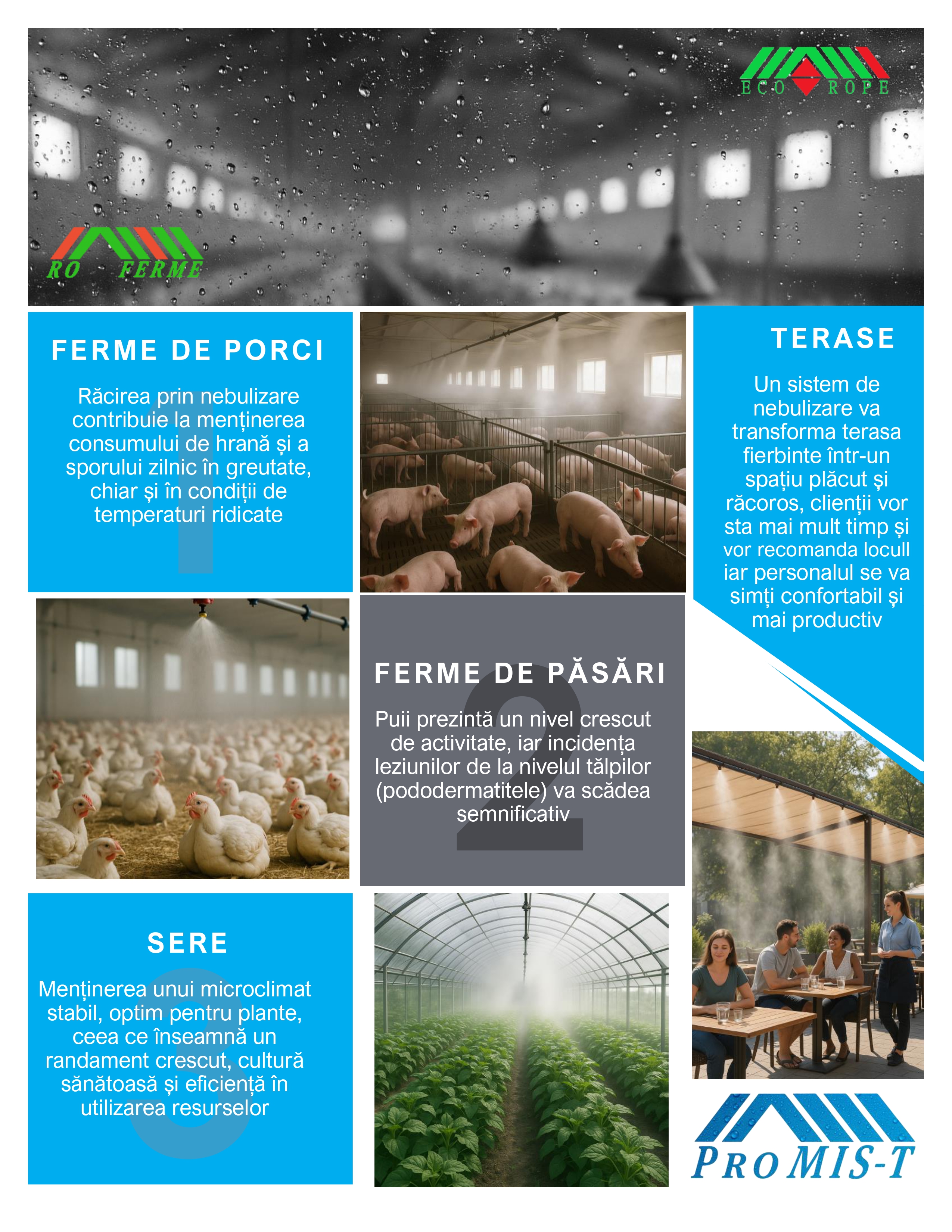 M-I-S-T / Sere / Ferme de păsări / Ferme de porci