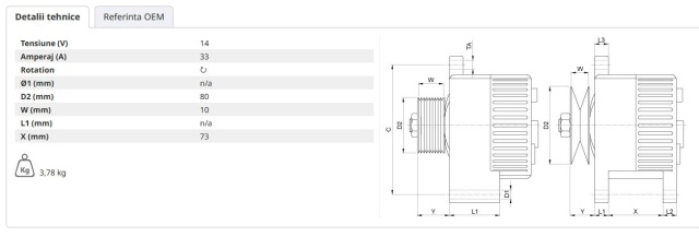Alternator 14 V - 33 A [2]