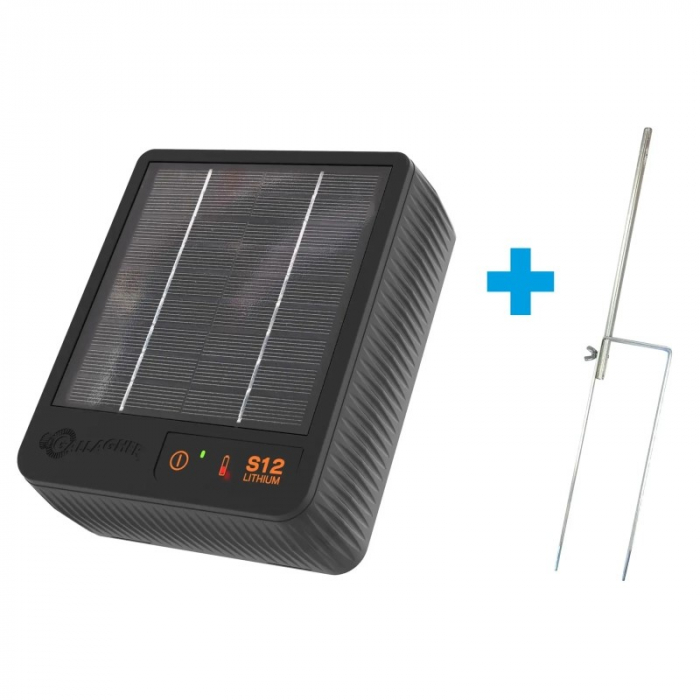 Aparat gard electric solar 3in1 – Gallagher S12 Solar - baterie cu litiu [1]
