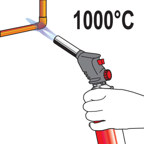 Arzator Gaz, Aprindere Piezzo, 1000 Grade [4]