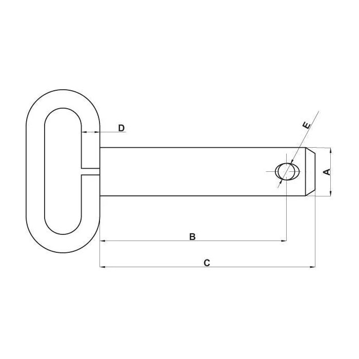 Bolt | cui remorcare cu maner 19X102 mm [2]
