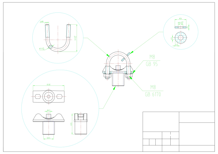 Suport de montare suzete 1/2, din inox [2]