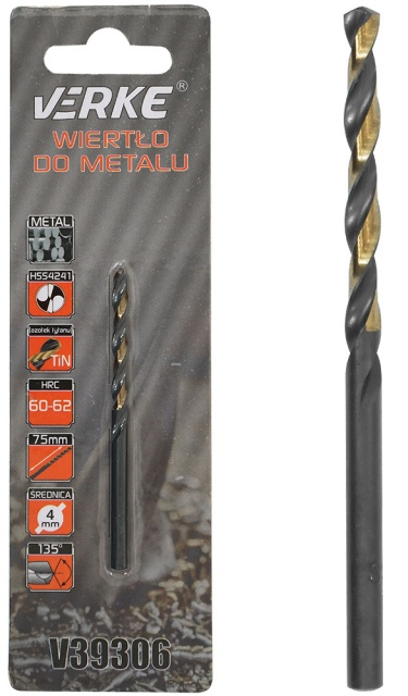 Burghiu metal HSS cu acoperire din titan 4 mm [2]