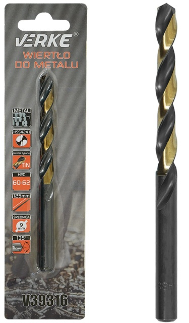 Burghiu metal HSS cu acoperire din titan 9mm [1]