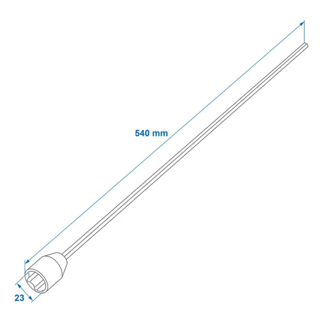 Cheie tubulara 23mm lungime 540mm [7]
