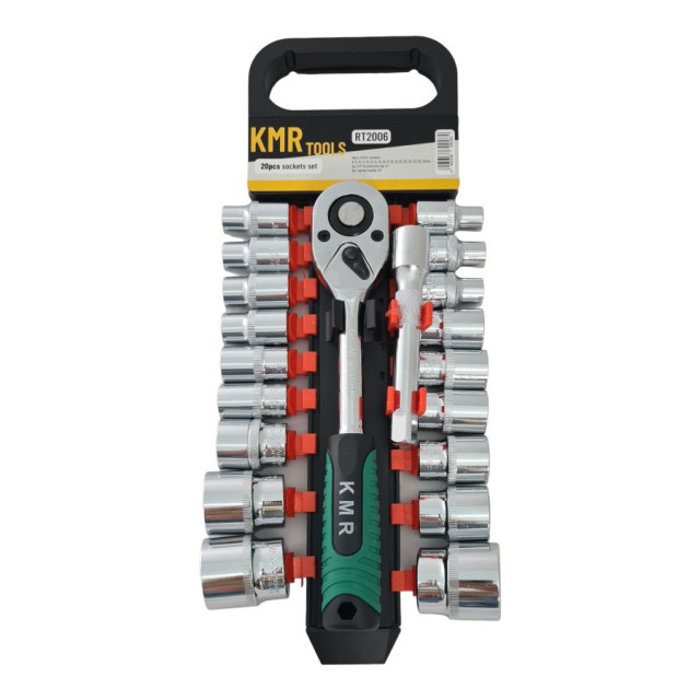 Cheie tubulara set 20 elemente 1/2'' [1]