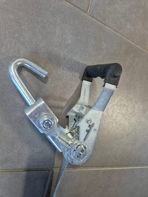 Chinga auto 2.8m - carlige rotative - (banda 3.5 cm) VDI 2700 PREMIUM [3]