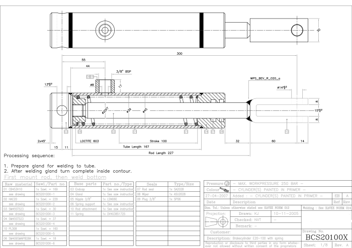 Cilindru hidraulic frana, remorci, utilaje agricole cu arc repozitionare [2]