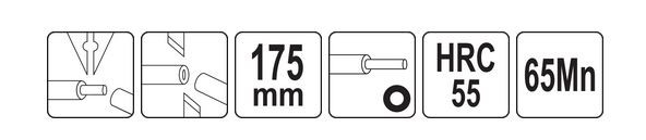 Cleste automat pentru dezizolat, lungime 175 mm, maxim 6 mm [2]